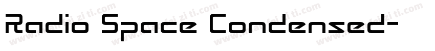 Radio Space Condensed字体转换